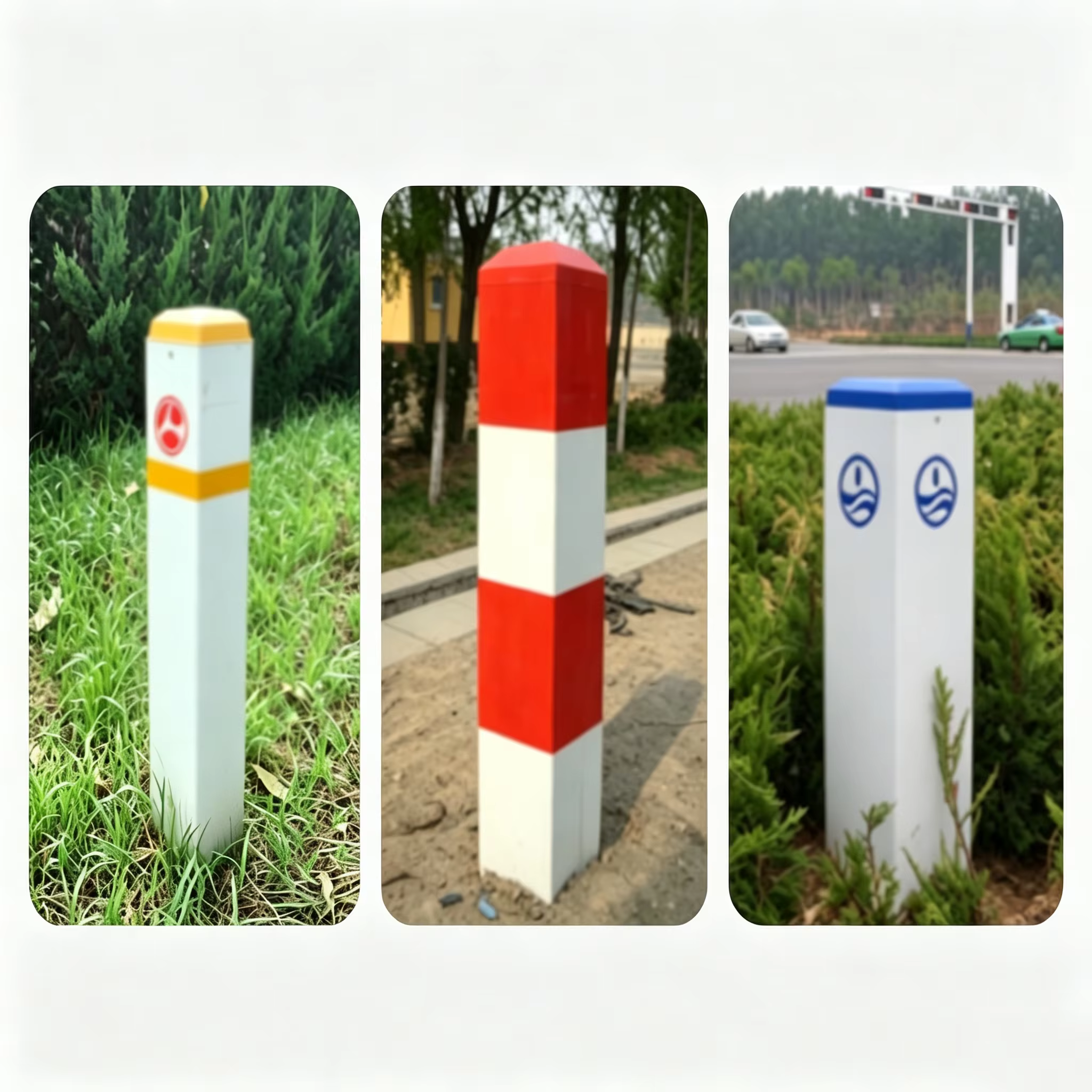 Fiberglass Reinforced Plastic Safety Warning Post Marker detail 2