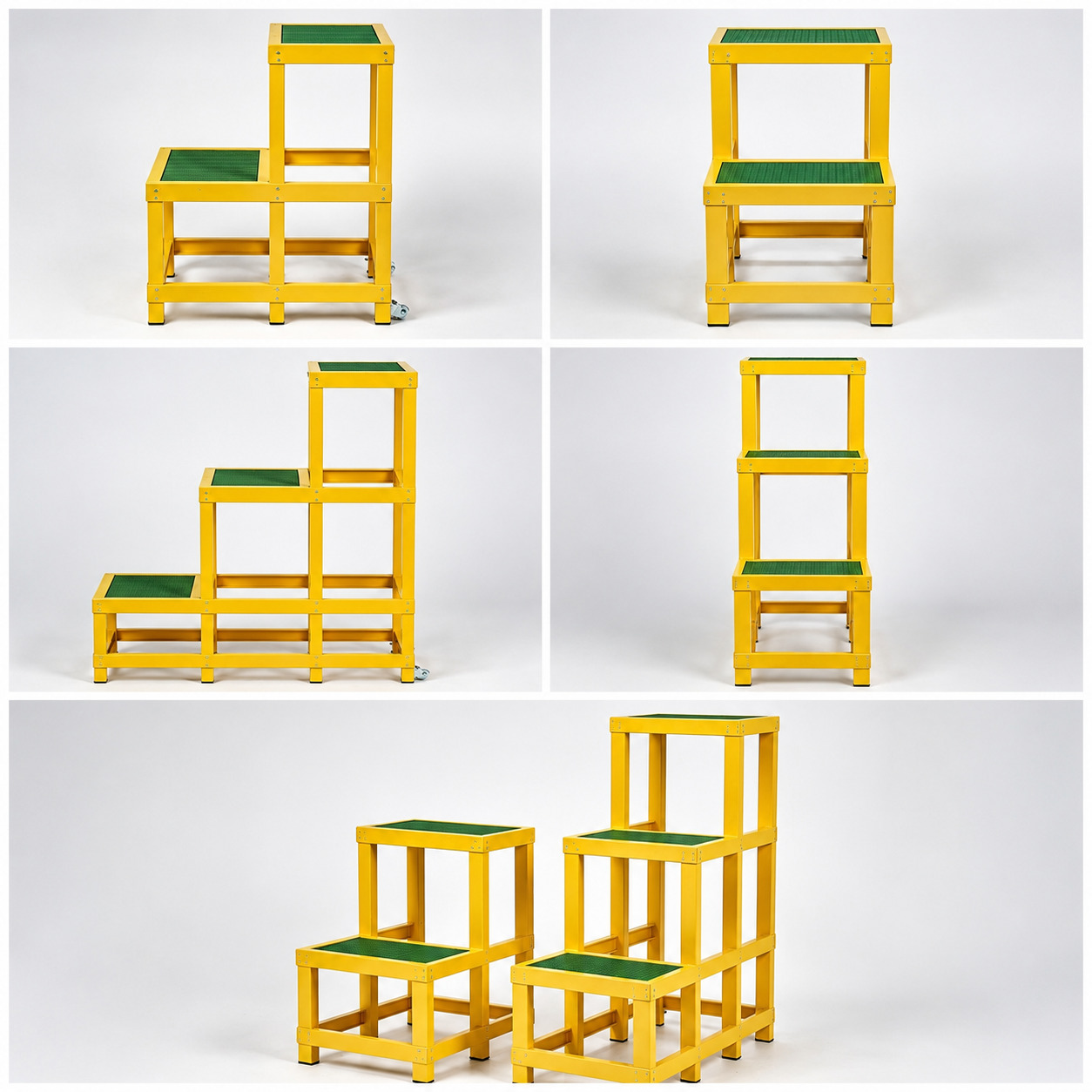 Insulated Fibreglass (FRP) Step Stool & Work Platform image 1